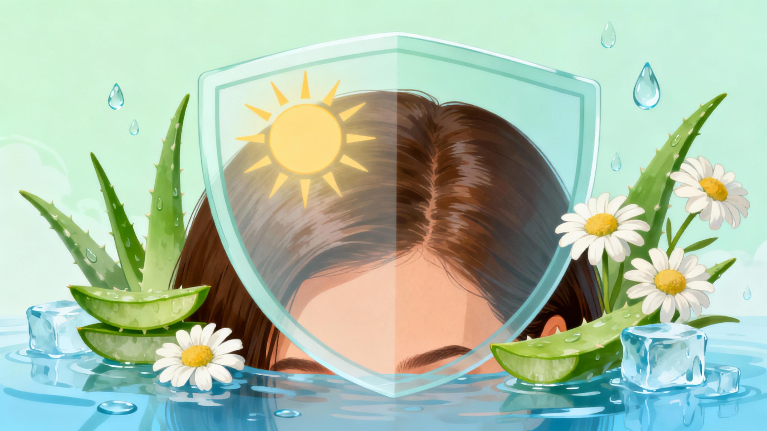 Featured image for Scalp Saviors: Effective Sunburn Relief for Sensitive Skin